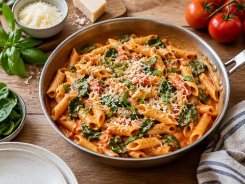 Creamy tomato pasta